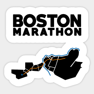 Boston Marathon Sticker